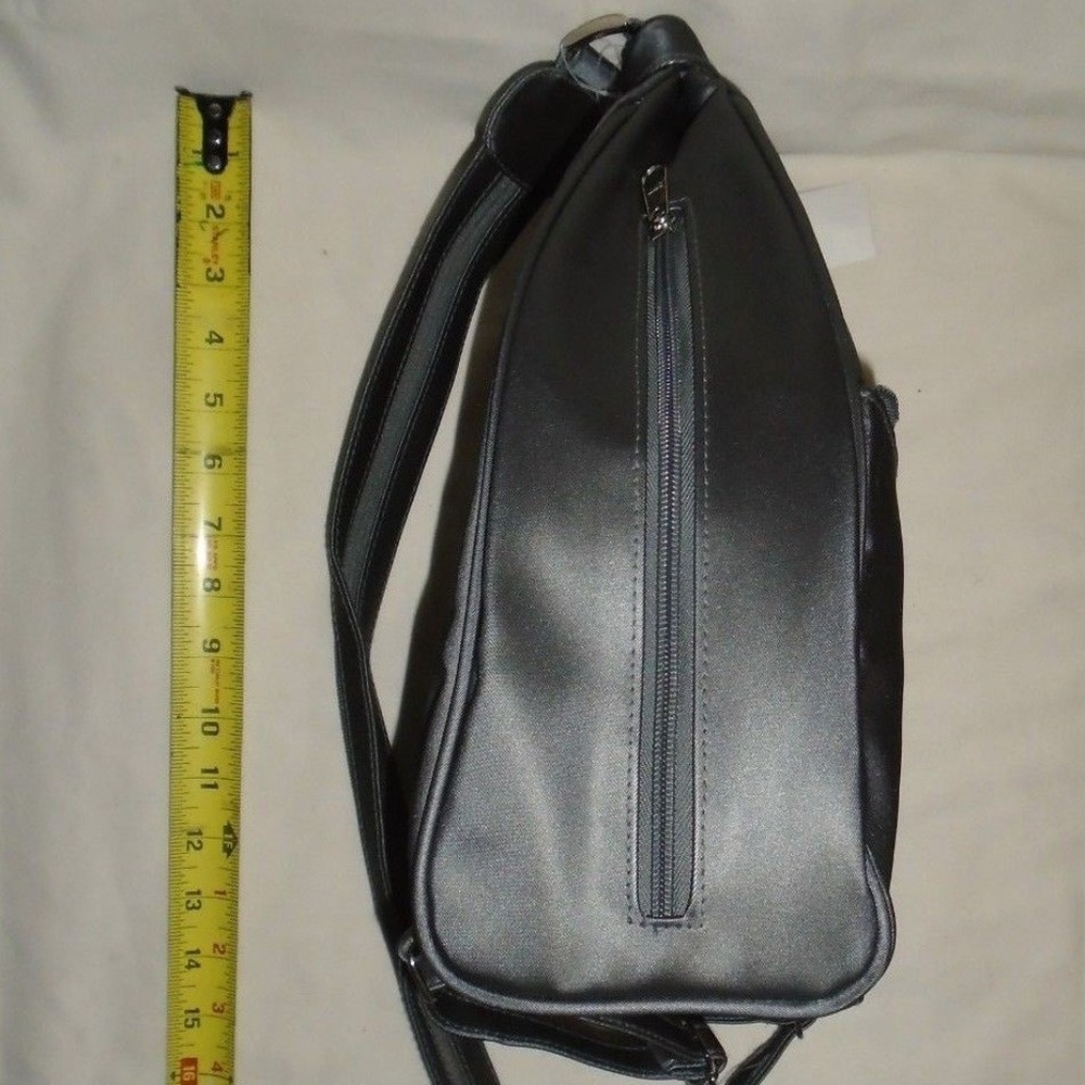 Vintage Bentley Shiny Metallic Backpack Purse Bag